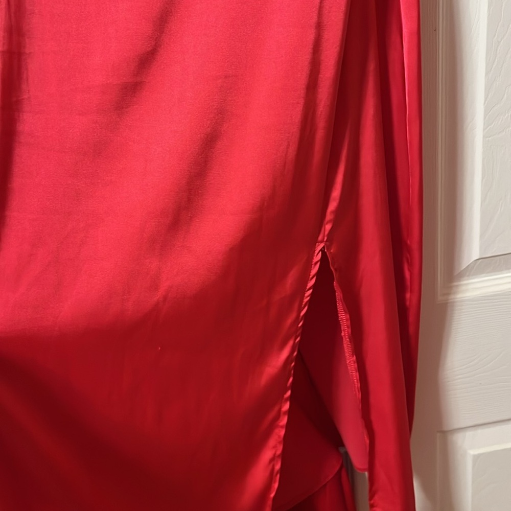 Pink Satin Dress 💕🎀 - Picture 3 of 7